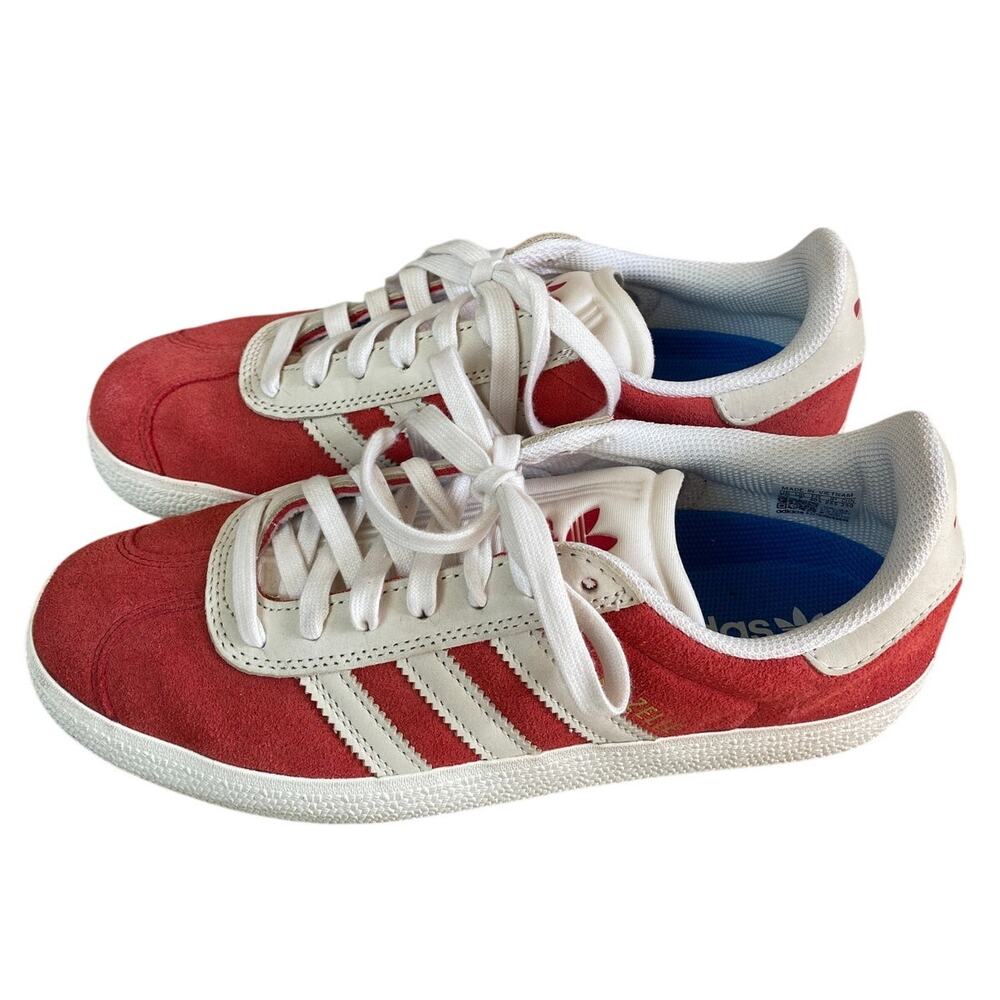 Adidas Gazelle ADV Red Better Scarlet Skate Sneaker Shoes W 8 / M 7 - Picture 5 of 7
